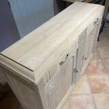 Solid oak sideboard – 1930s – fully airbrushed