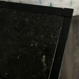 Wood and marble coffee table