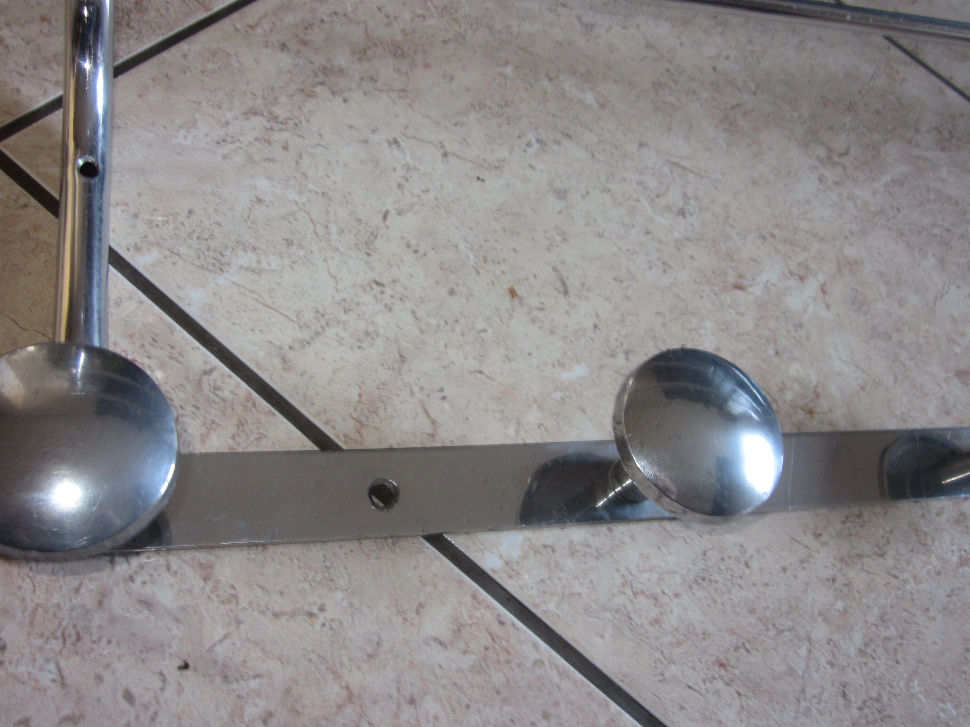 Aluminum coat rack from the 50s-60s