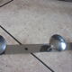 Aluminum coat rack from the 50s-60s
