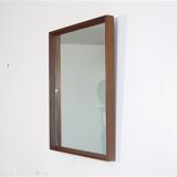 Vintage Scandinavian teak mirror 1960