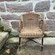 Rattan armchair