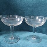 Set of two champagne glasses