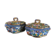 Paire de bonbonnières de H. Bequet