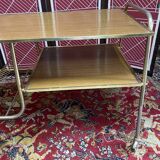 Service range vinyls trolley on wheels of the 70's