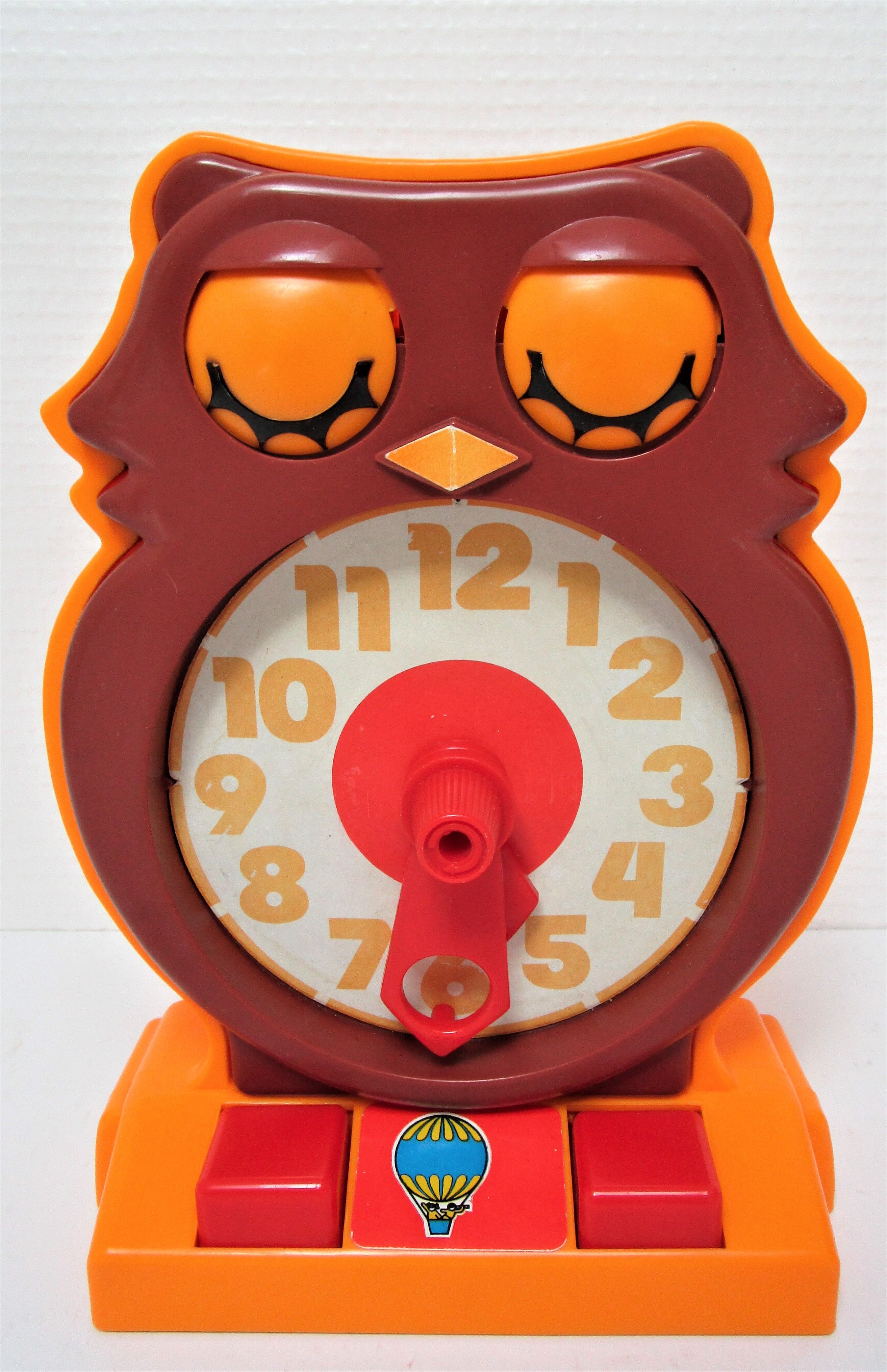 Nice vintage educational toy clock from the 70s