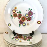 Set of 6 vintage dessert plates RDA