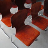 Set of 9 Pagolz style chairs