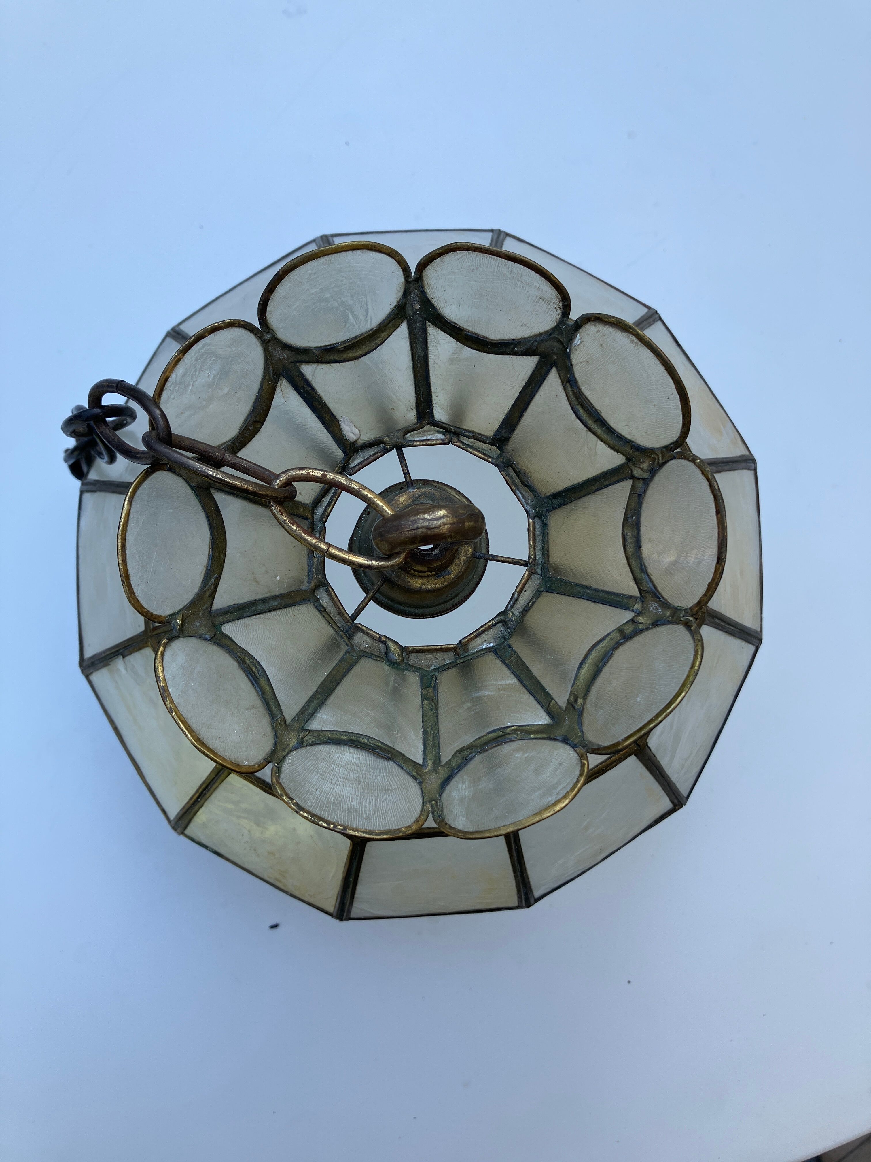 Mother of pearl chandelier