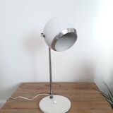 Large lamp Space age EyeBall lacquered white 1970