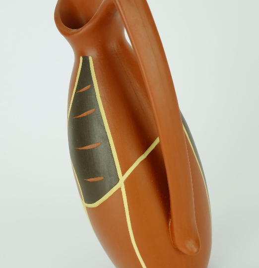Vase sawa keramik 1950s organic shape and decor model 320-20