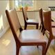 8 chaises scandinaves années 1960 de johannes andersen en palissandre massi