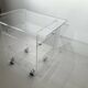 Dessert meuble TV Plexiglas David Lange
