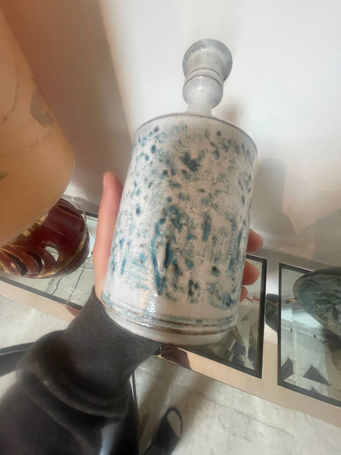 Ceramic signed Roger Collet and Cattavoz