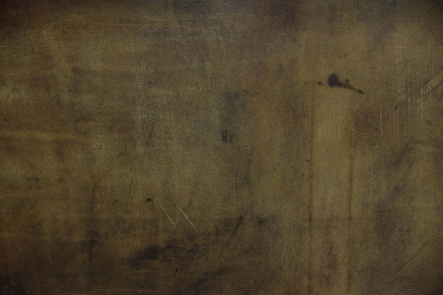 Antique brown leather chesterfield sofa, 1920s