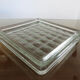 Paved  glass ashtray 50s 60s