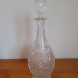 Bohemian cut crystal carafe, very beautiful stopper