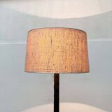 Leather floor lamp Model Flet modern Danish mid-century by Jo Hammerborg for Fog & Mørup, 1960s