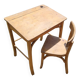 Bureau pupitre + chaise baumann enfant vintage