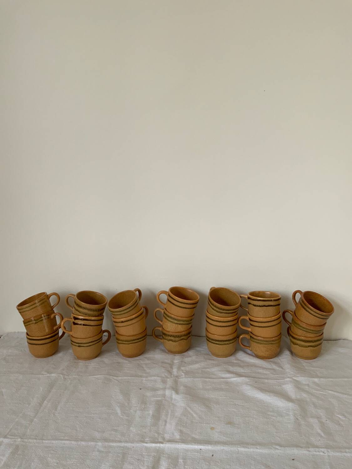 Vintage stoneware mugs