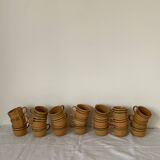 Vintage stoneware mugs