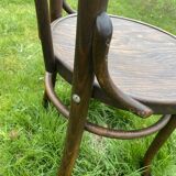 Set of 8 mismatched bistro chairs
