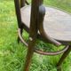 Set of 8 mismatched bistro chairs
