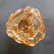 Amber glass vase design Jan Beranek vintage