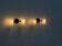 Set of four French wall lamps