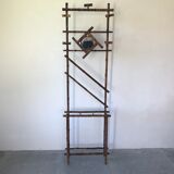 Bamboo coat rack cloakroom