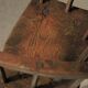 Fauteuil en bois massif, art populaire, Royaume-Uni , XIXᵉ siècle