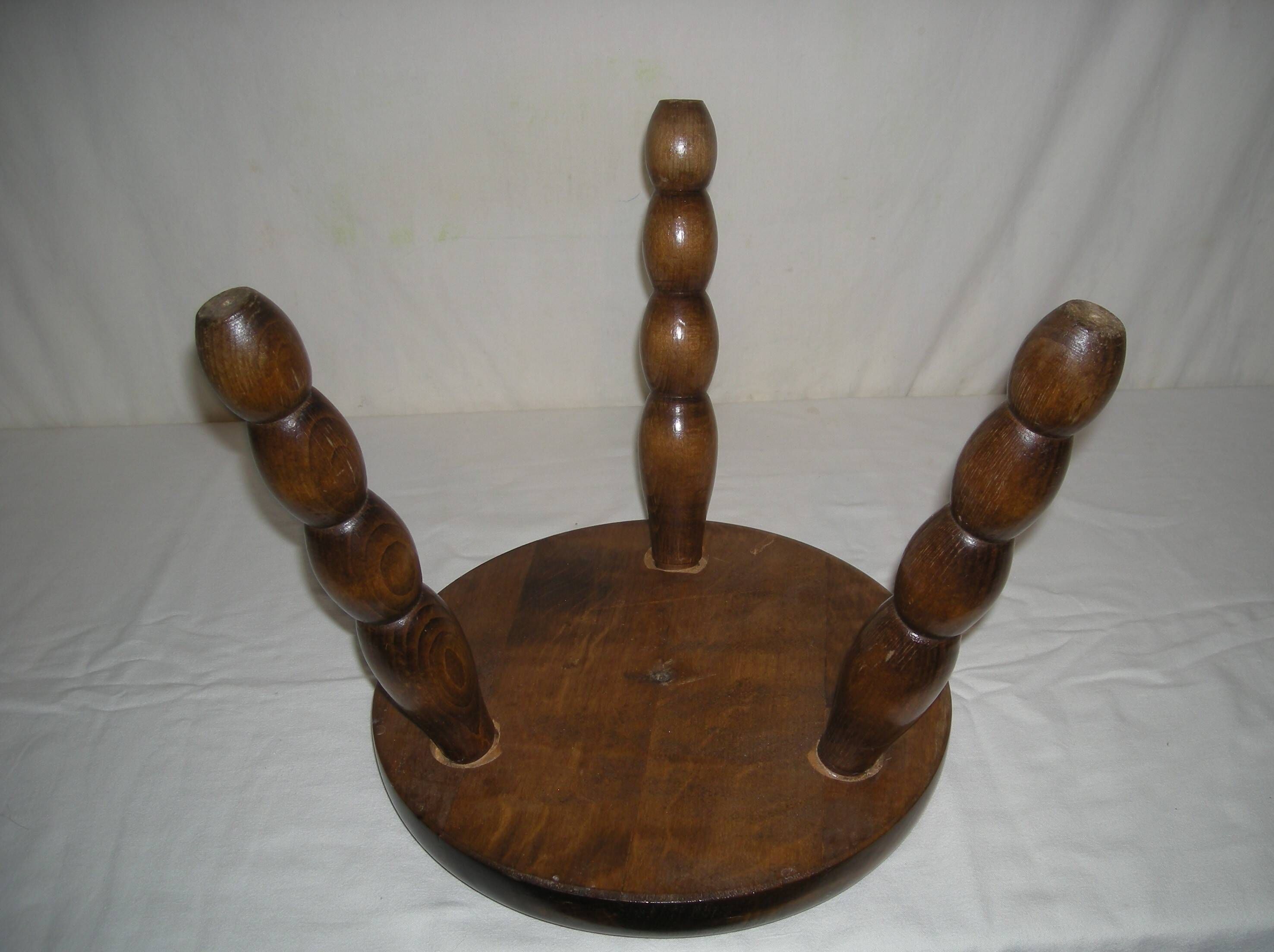 Tripod wooden coffee table