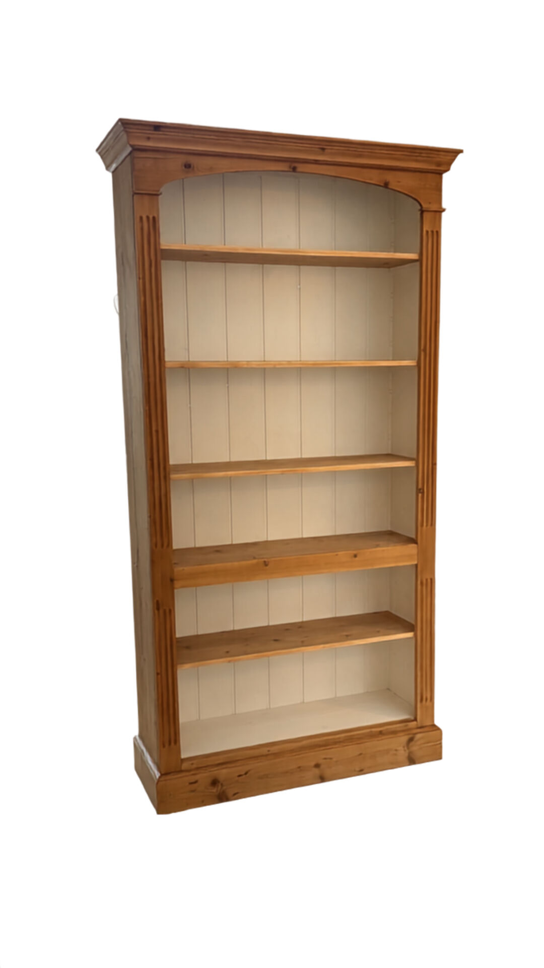 Antique library in solid pine
