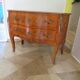 Louis XV commode - 2 drawers - floral marquetry - bronze ornament - 1950