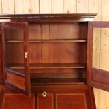 Scriban Bookcase In Solid Mahogany, 18th Century, Louis XVI, Port Furniture