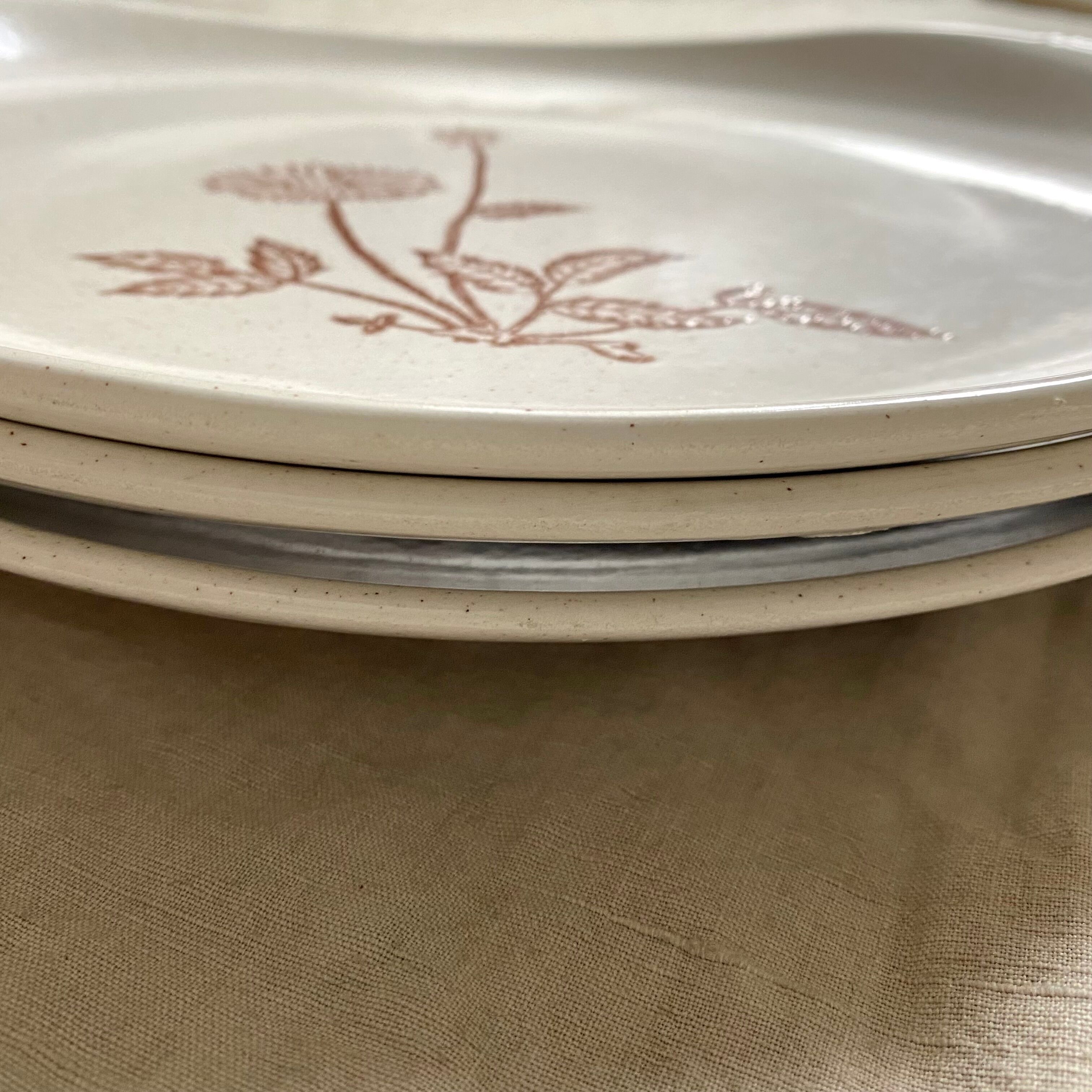 70s stoneware dishes