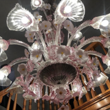 Barovier and toso chandelier in Murano XXL glass