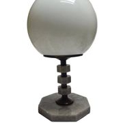 Art Deco style bedside lamp from Polam, Poland, 1970s
