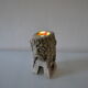 Lamp sculpture gallish head signed Mazoyer 1977