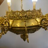 Lustre néo gotique violet le duc