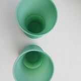 Pair of opaline vases