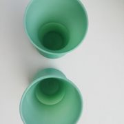 Pair of opaline vases