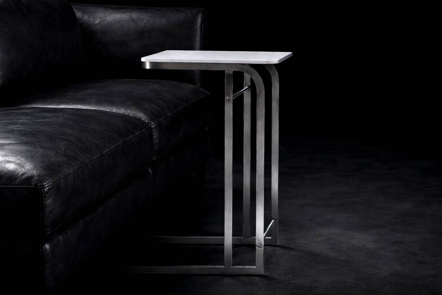 Vintage Mid-Century Italian Modern White Coffee Tables Carlotta