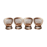 Rattan basket chairs