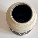 Vase artisanal ceramic 1950s