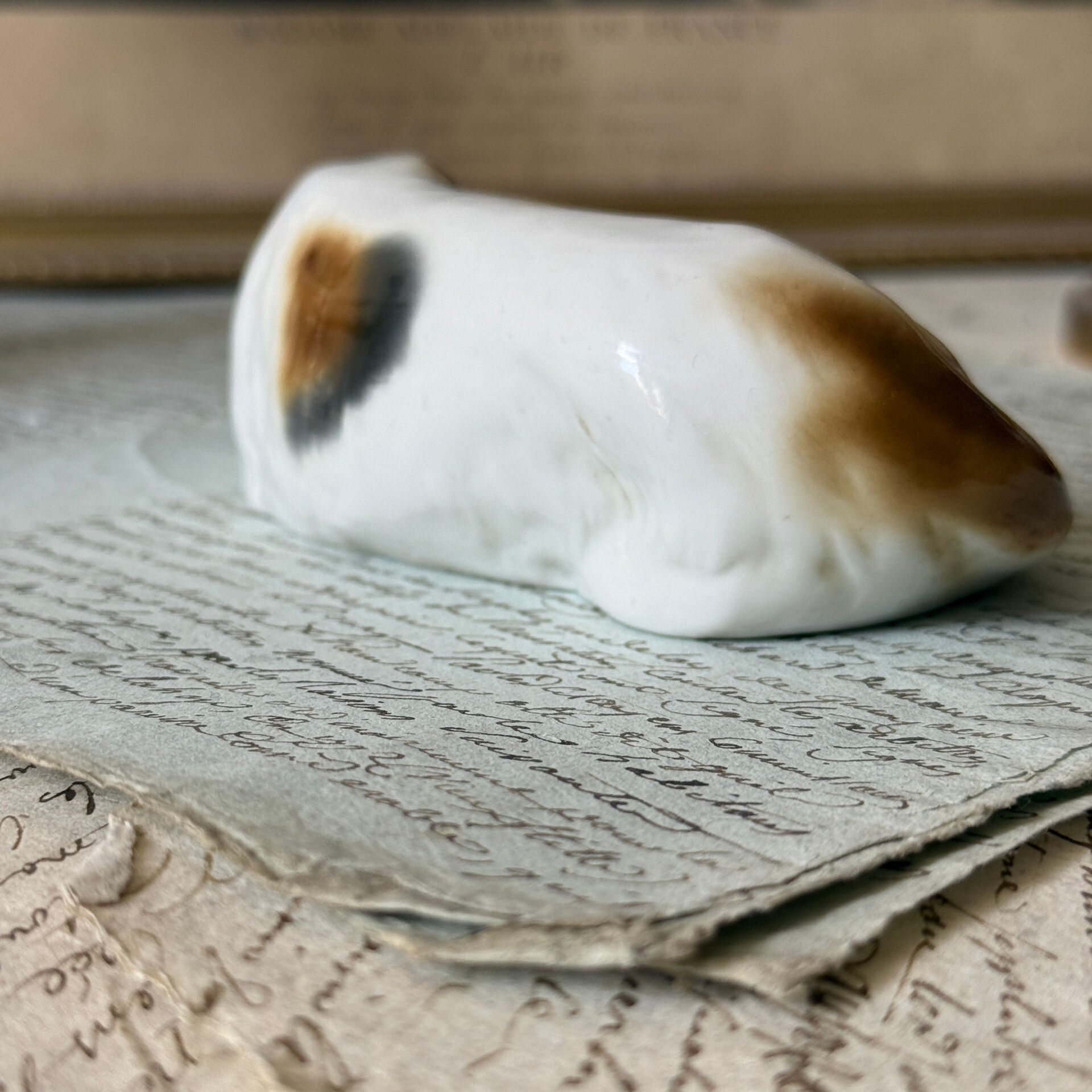 Goebel porcelain dog figurine