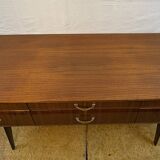 Mid-century retro vintage tola wood sideboard by Meredew, designed by Alpho