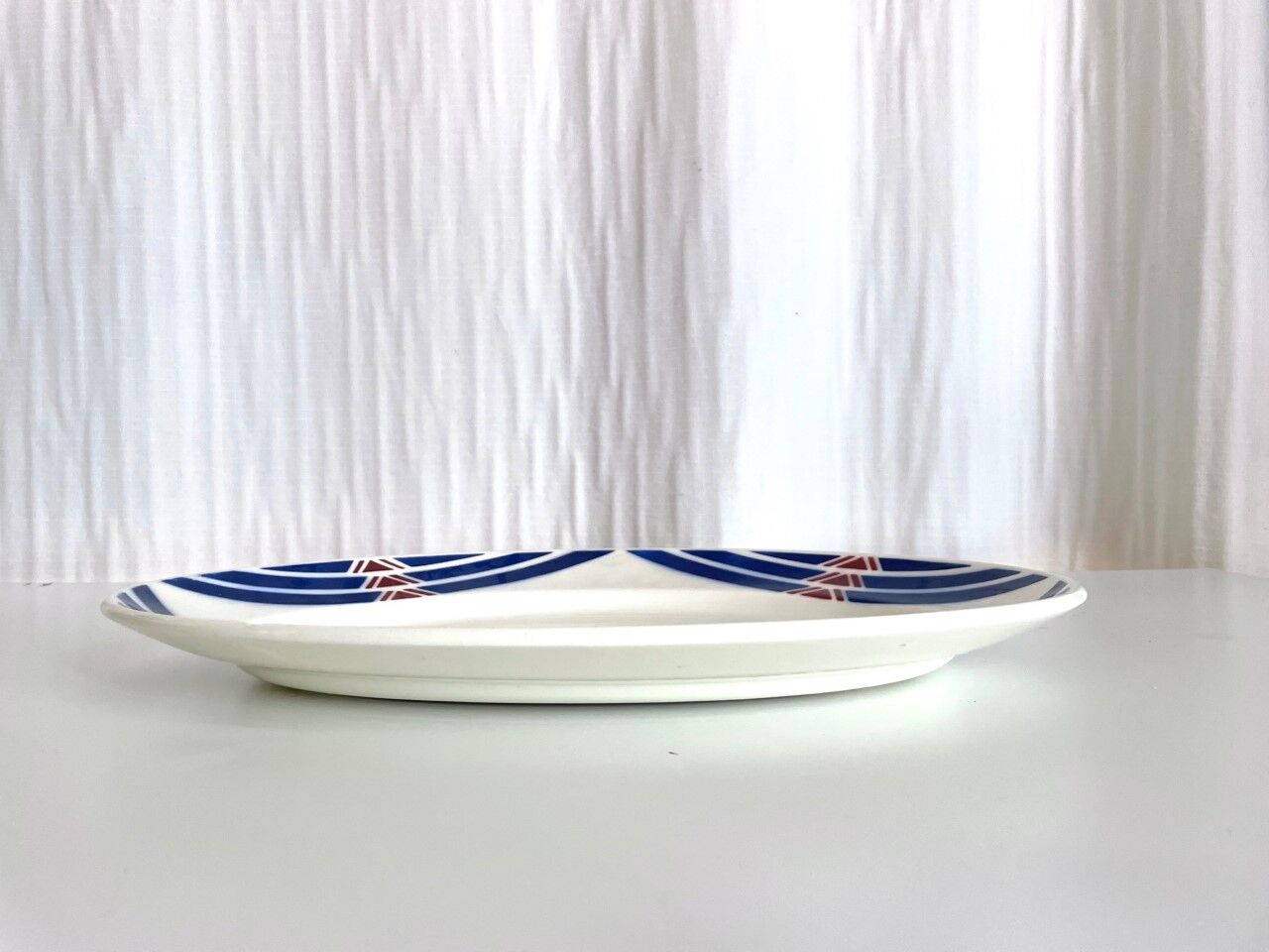 Oval dish Badonviller model Stella
