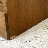 Vintage 60's curtain file cabinet