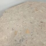 Vintage 70s 80s Octagonal Marble Dining Table